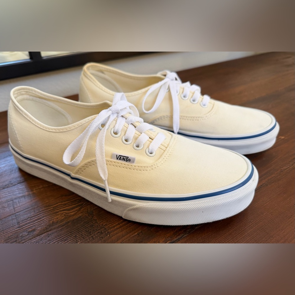 Vans Authentic Sneaker in Off-White Women’s 10